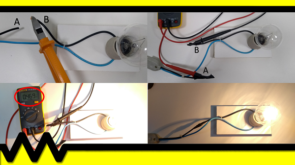 Ligação em serie, medir corrente elétrica, circuito, multímetro! Como ligar o multímetro em serie com o circuito para medir correte elétrica.