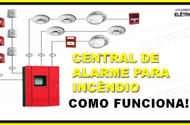 Central de alarme para incêndio, como funciona!