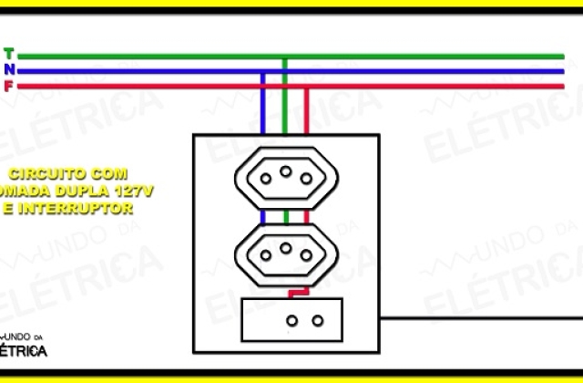 Aprenda instalar tomada dupla com interruptor!