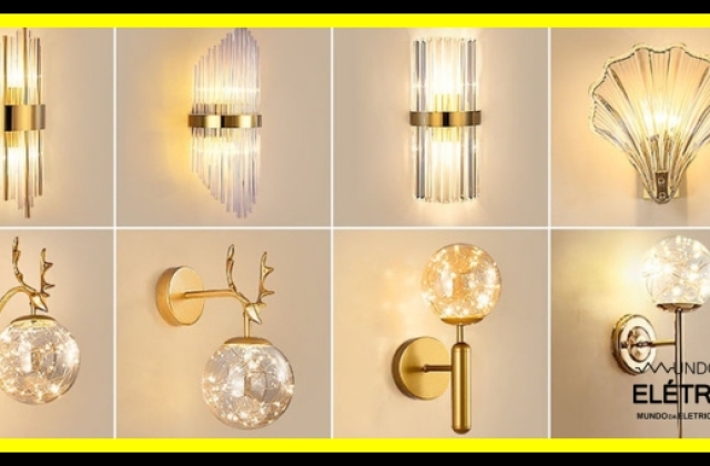 Tipos de arandela para iluminação