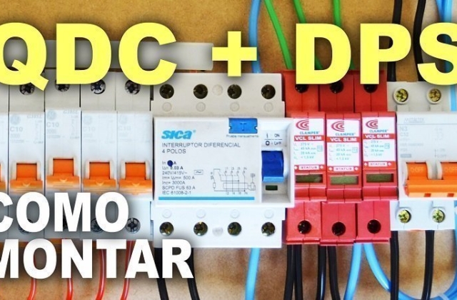 Caixa de distribuição elétrica. Montando passo a passo!