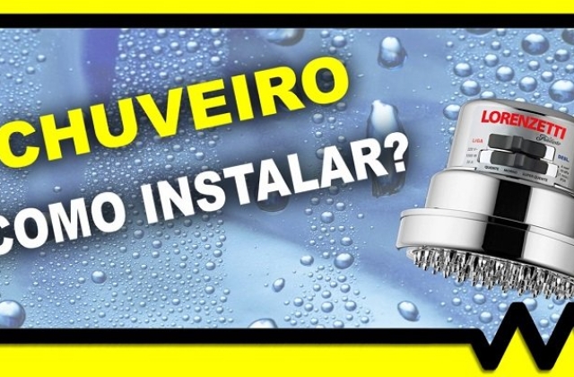 Como instalar um chuveiro elétrico?