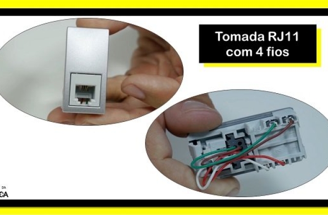 Tomada telefone RJ11, dicas de instalação!
