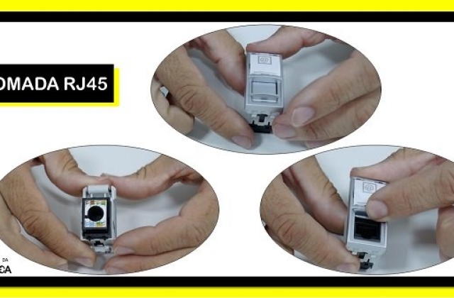 Tomada de rede RJ45, como instalar?