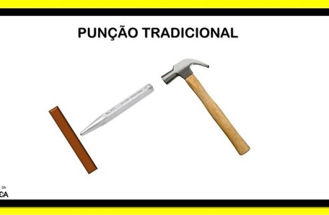Punção de centro automático! Ferramenta incrível