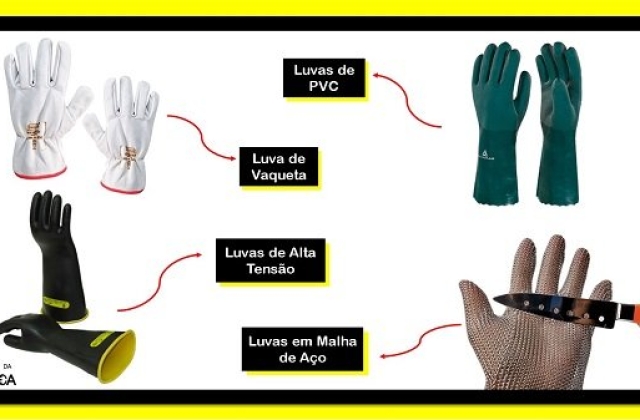 Luvas de proteção, tipos e aplicações!