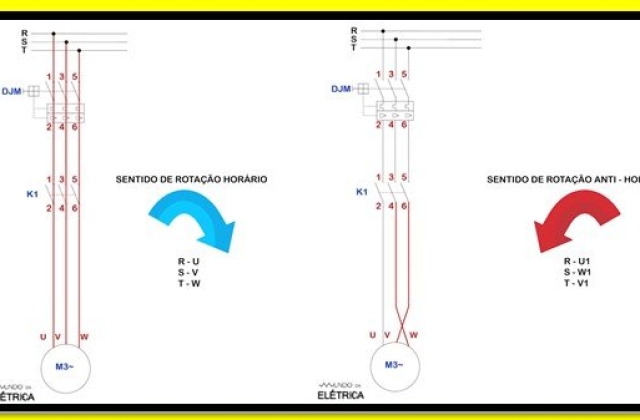 Como inverter motor trifásico – Comando completo!