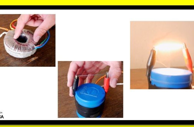 Como fazer lâmpada de arco elétrico?