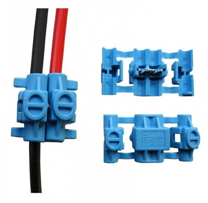 Conector de emenda ou derivação.