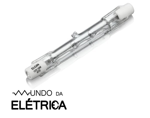 Lâmpada tubular.