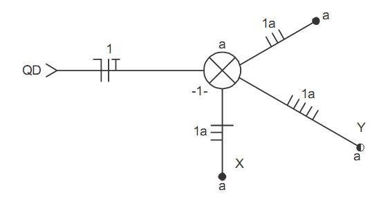 Trecho de diagrama unifilar.