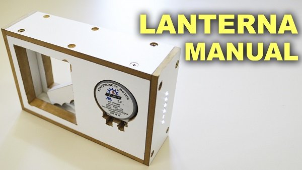 Lanterna manual.