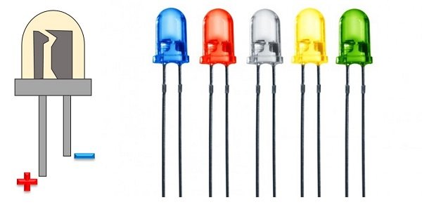 LED polarizado.