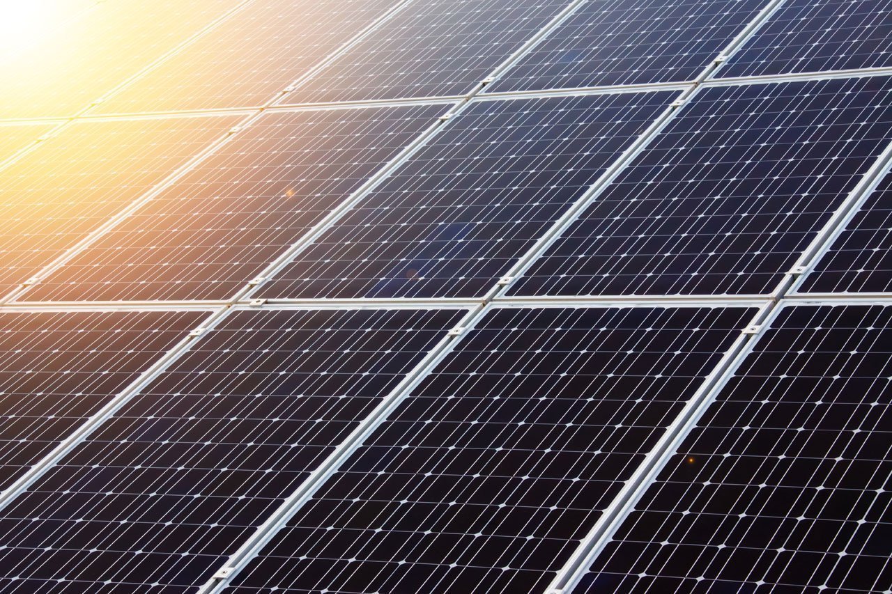 Painel solar.