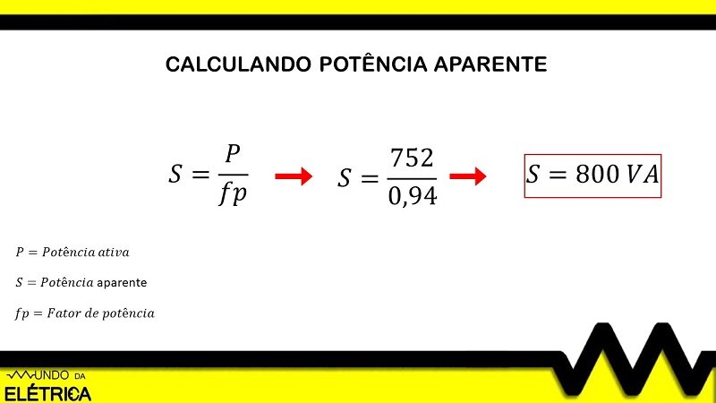 Dicas de como calcular potência aparente.