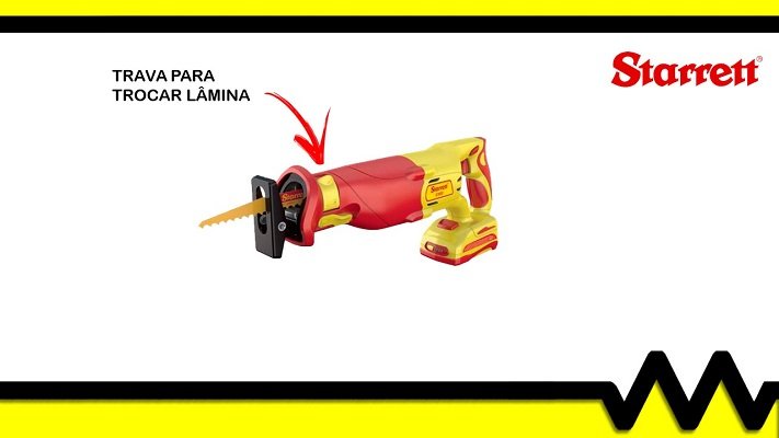 Serra sabre, ferramenta para eletricista.