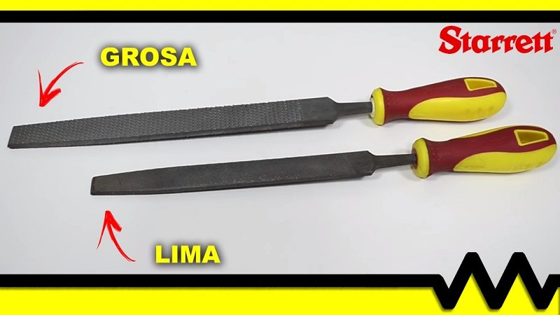 Qual a diferença entre lima e grosa?