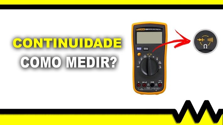 Como usar multímetro para medir continuidade?