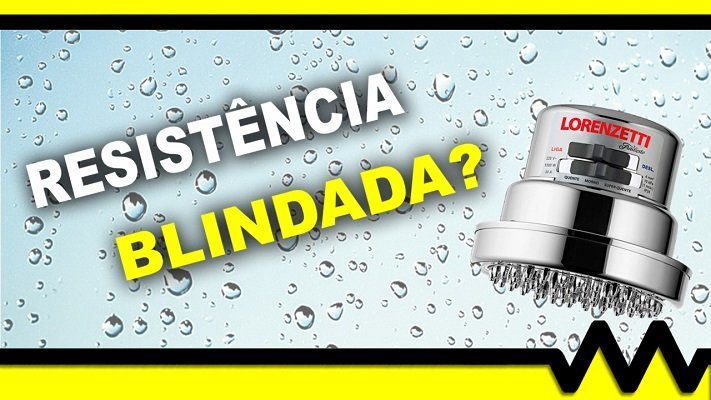 Diferença entre resistência comum e resistência blindada.