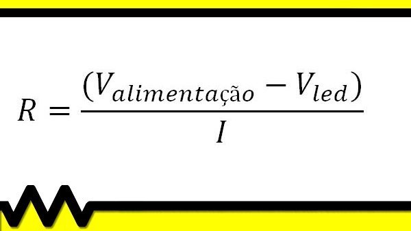 Como calcular resistor de Led.