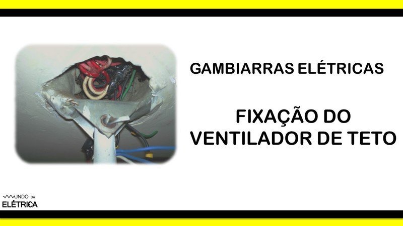 Gambiarras elétricas, nunca faça.