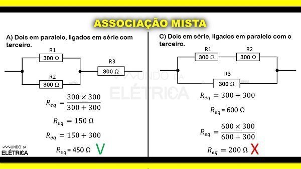 Usar a associações em série e paralelo.