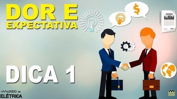 A dor indica a expectativa do cliente, a agilidade que o cliente espera para execução do serviço, o preço que cliente deseja pagar.