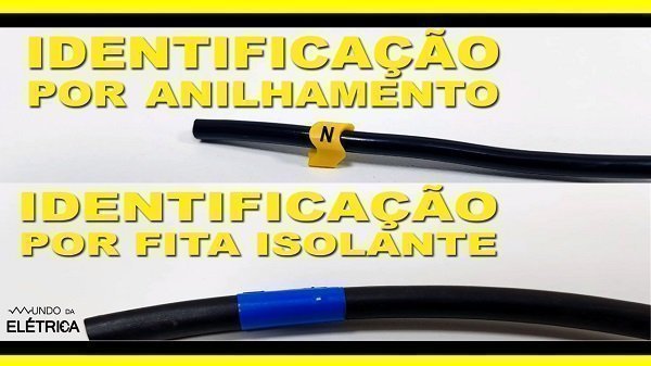 Deve ser devidamente identificado o cabo de neutro