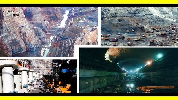 Processo de obras na Três Gargantas a todo vapor.