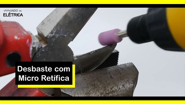 Pode amolar facas e limpar metal.