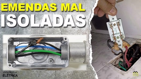 As emenda tem que ser bem isoladas sempre.