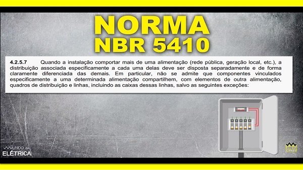 Nenhum momento trata de instalações com mais de um pavimento.