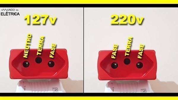 Tomadas 220 V, somente o neutro vai ser trocado pelo fase.