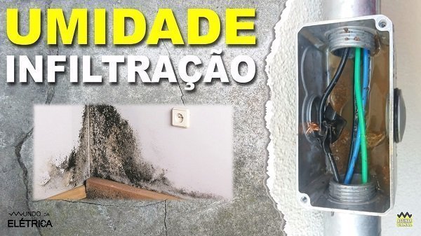 A água danificar seriamente a instalação elétrica.