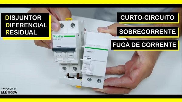 Proteção contra fuga de corrente elétrica.
