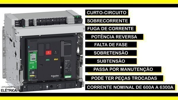 Oferecer proteção para fuga de corrente, potência reversa, falta de fase, sobretensão, subtensão.