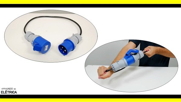 Nosso teste colocamos bastante força para soltar a conexão entre a tomada e plugue.