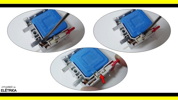 O varistor queima a sua temperatura aumenta e a solda derrete.