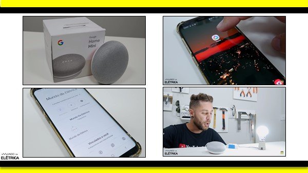 O google home se conecta com a sua conta google através do aplicativo google home.