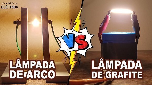 Lâmpada de led, lâmpada fluorescente e lâmpadas incandescente