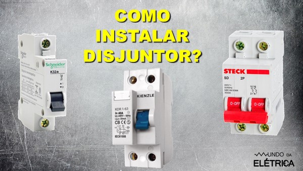 Como instalar um disjuntor?