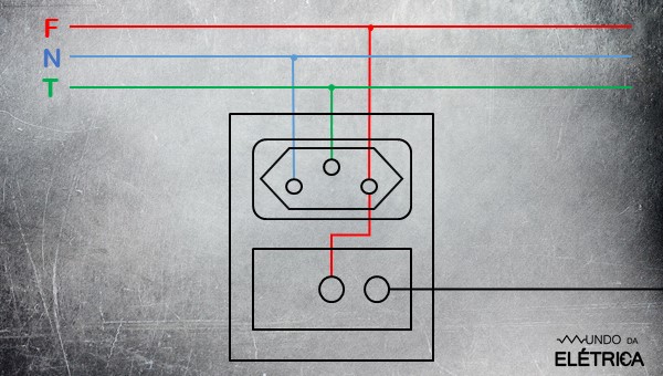 Como instalar interruptor com uma tomada?