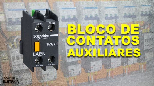 Bloco de contato auxiliares Schneider.