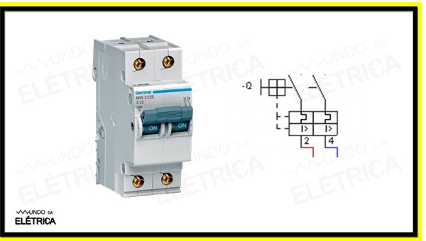Diagrama de comandos elétricos.