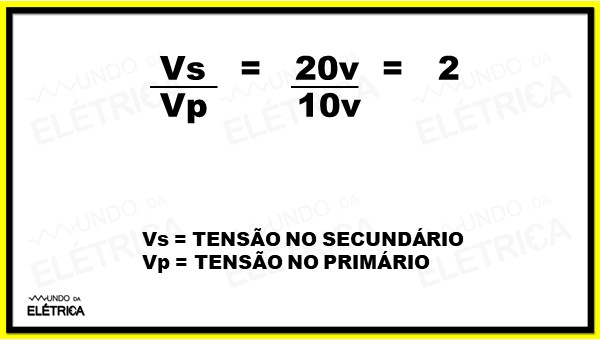 Calcular potencia de um transformador.