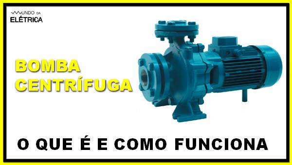Centrifuga industrial, Bomba de água centrifuga