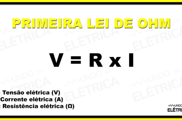 Primeira lei de ohm – Conceito e fórmulas