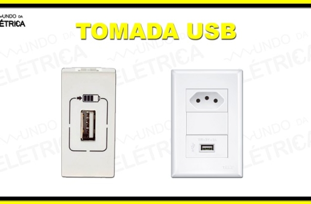 Tomada com usb – Onde instalar e como usar!