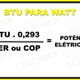 Aprenda como converter BTU em watts!