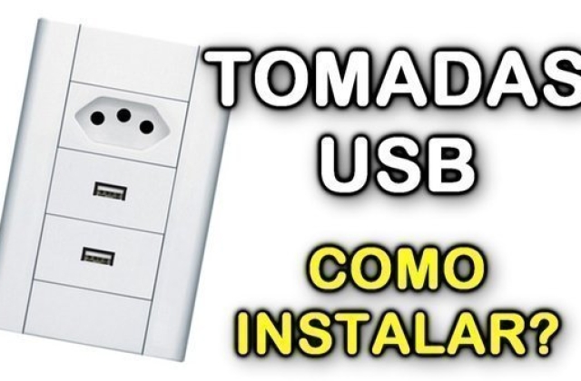 Tomada com USB, como fazer?
